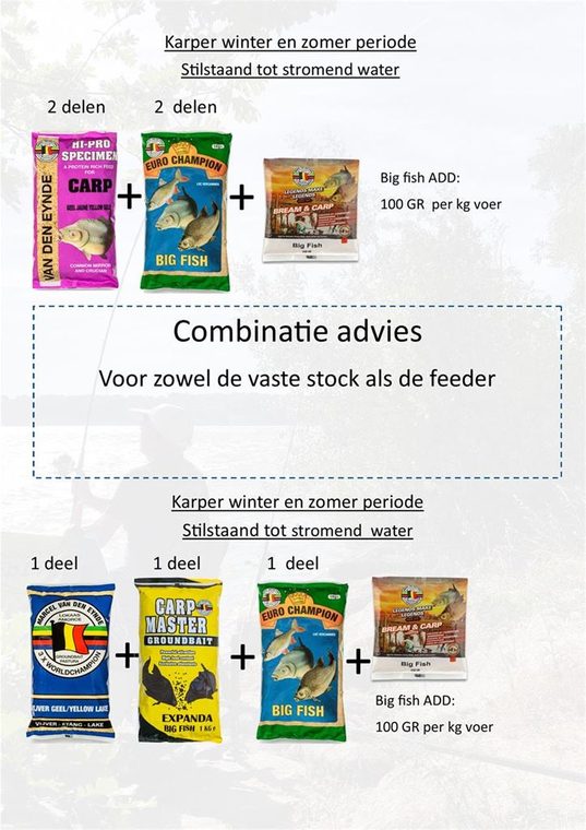 Combinatieadvies Big Fish - karper