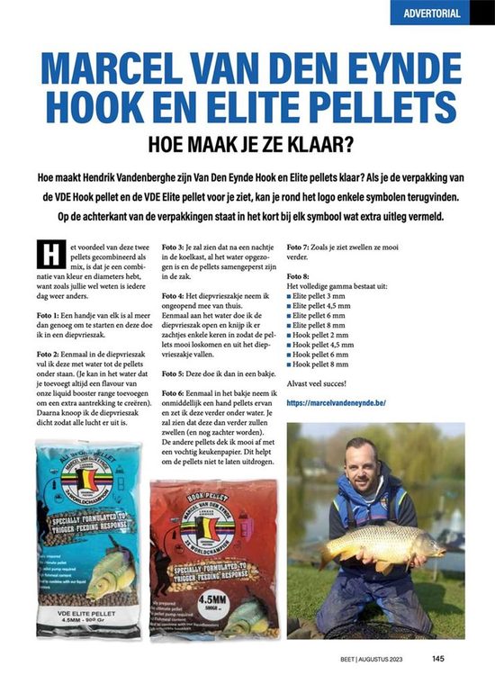 Pellets klaar maken
